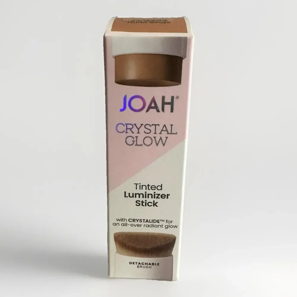 JOAH Crystal Glow Tinted Luminizer Stick Nude Beige JCG205 New In Box